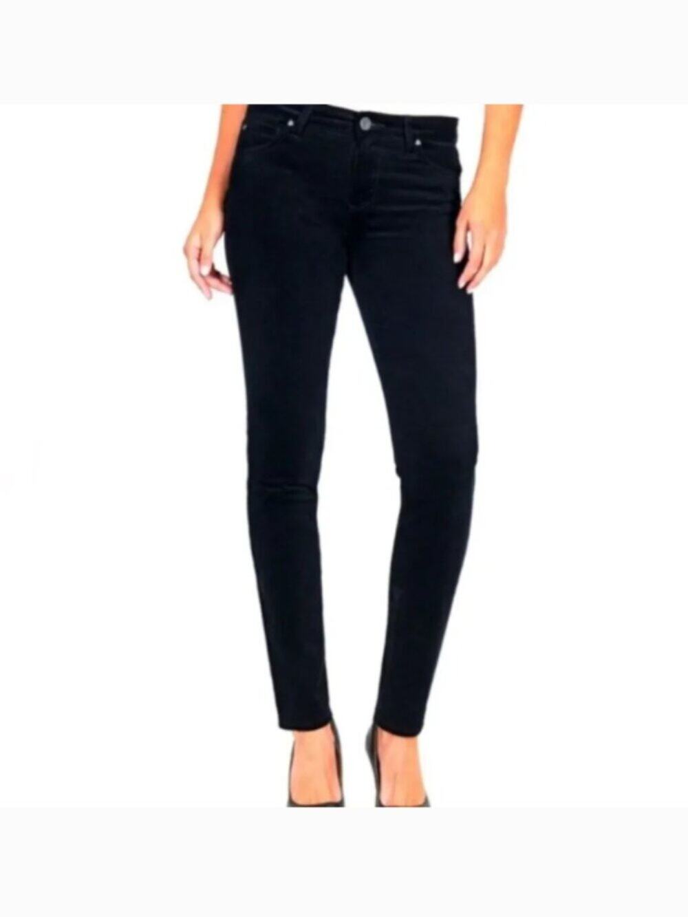 Kut From The Kloth Diana Skinny Black Jeans Size 10